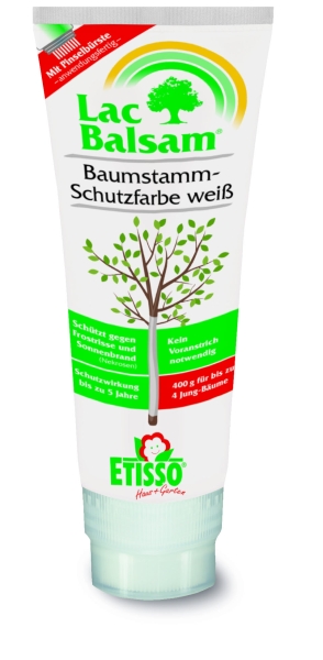 Etisso LacBalsam Baumstamm-Schutzfarbe weiß